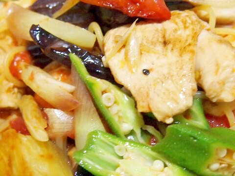 【中華ごま】鶏むね肉とたっぷり野菜の和え麺